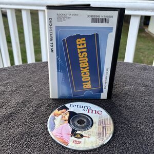 blockbuster dvd rental Case And DVD return to me David Duchovny Minnie Driver